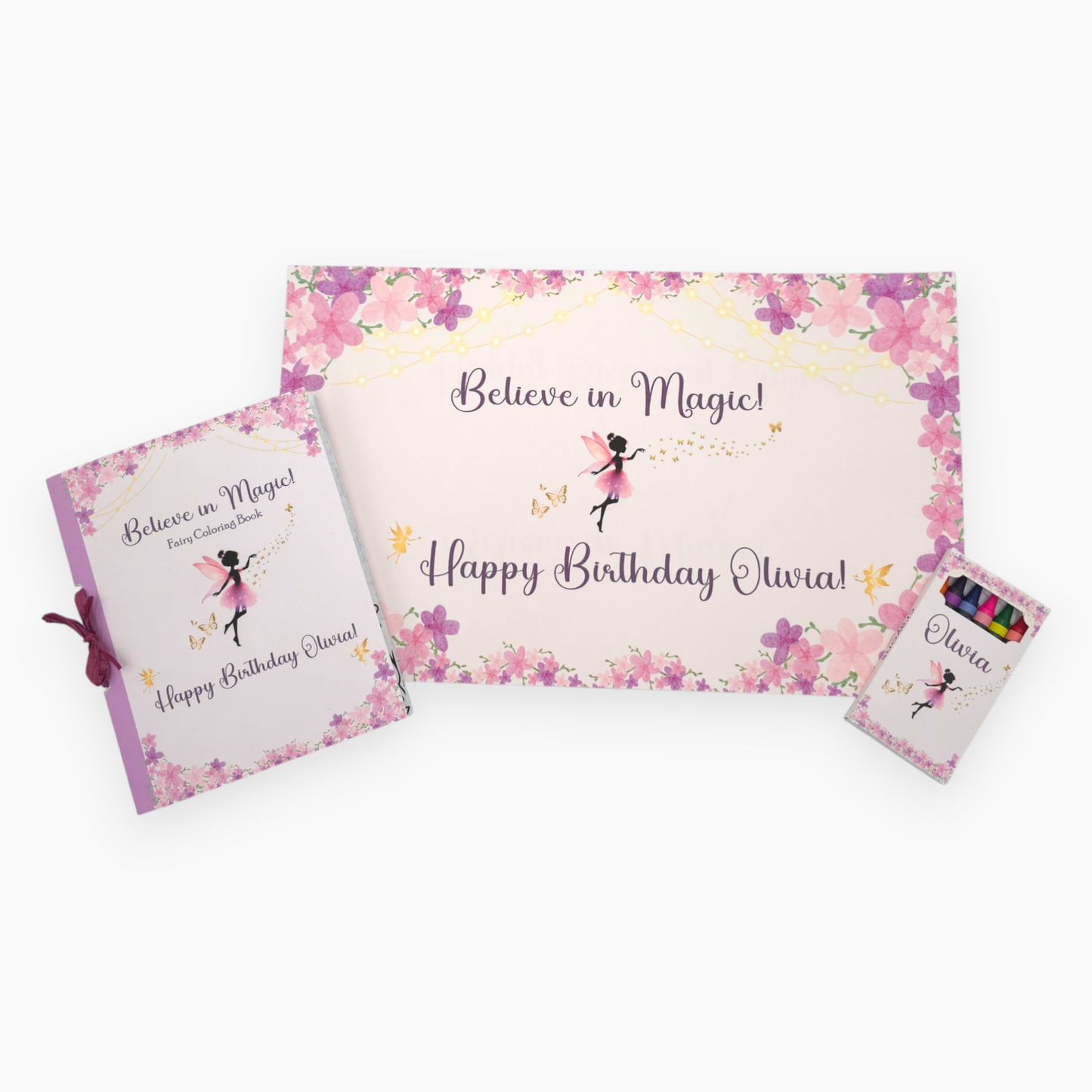 Believe in Magic Fairy Coloring Book Bundle