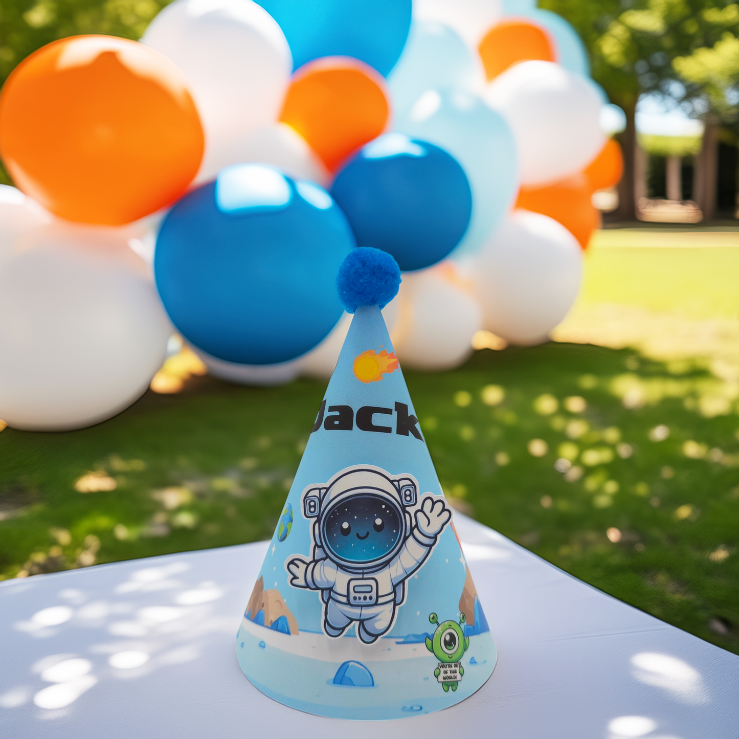 Blast Off Space Coloring Party Bundle
