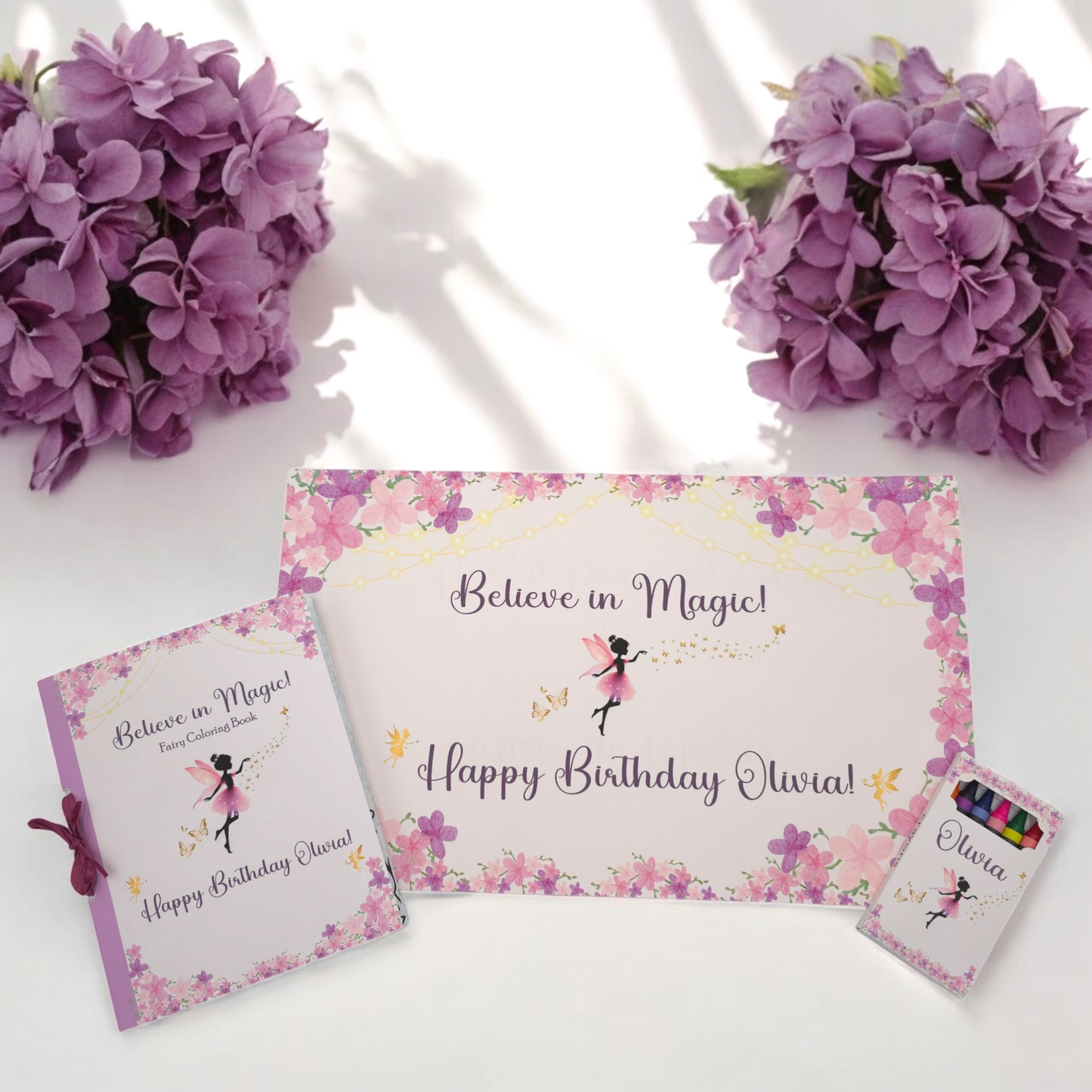 Believe in Magic Fairy Coloring Book Bundle